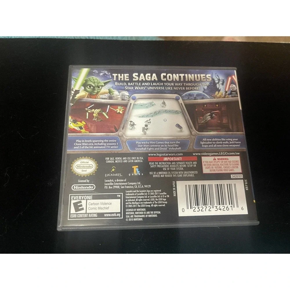 Lego Star Wars III: The Clone Wars - Nintendo DS With Manual‎ Tested